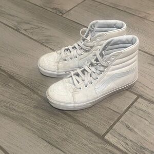 Vans White High-Top Sneakers